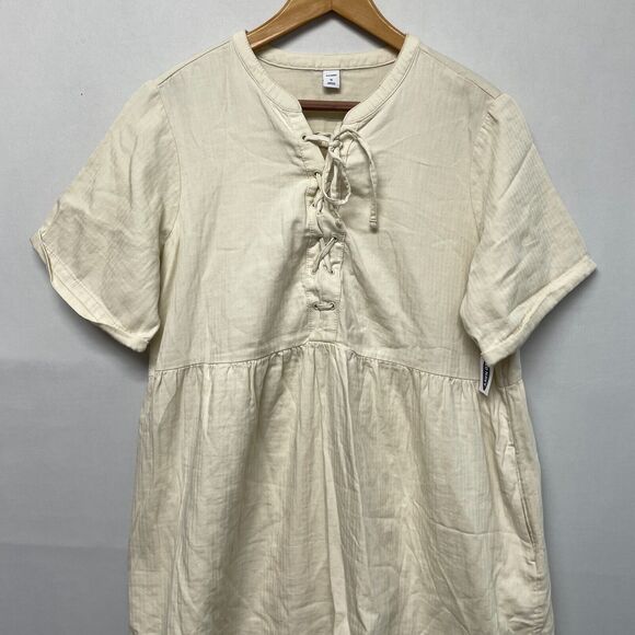 NWT Old Navy Women Short Sleeve Dress Size XL X-Large Cotton - Picture 9 of 14